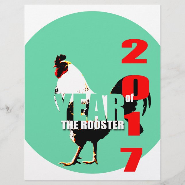 Lámina Nacido en el año galardonado chino 2017 Cumpleaños (Anverso)