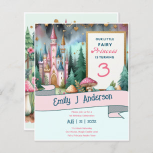 Lámina Nacimiento de princesa de cuento de hadas CUALQUIE