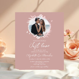 Lámina Nada Fancy Love Just Love Budget Wedding Invitatio
