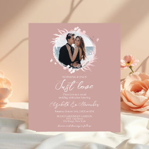 Lámina Nada Fancy Love Just Love Budget Wedding Invitatio