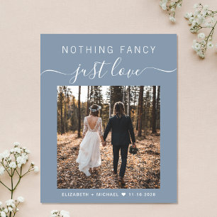 Lámina Nada Fancy Love Just Love Photo Wedding Recepción