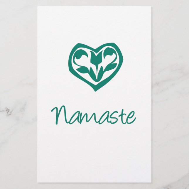 Lámina Namaste verde (Anverso)