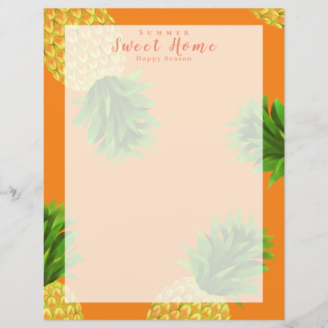 Lámina Naranja de piña (Anverso)