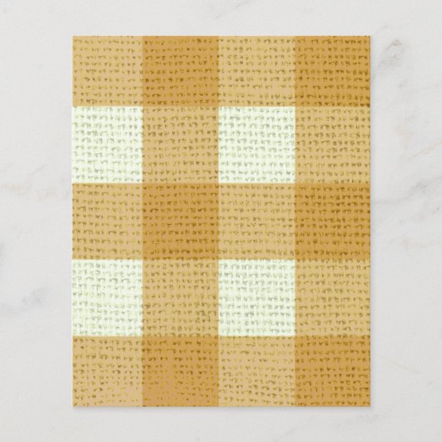 Lámina Naranja gingham (Anverso)