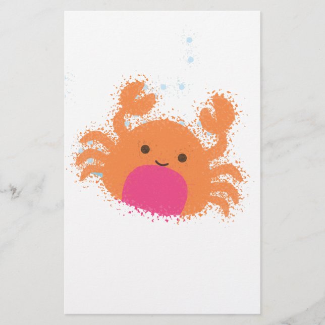 Lámina Naranja Personalizado Cangrejo (Anverso)