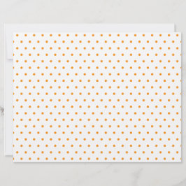 Lámina Naranja Polka Dots Preppy Reclutas multiusos