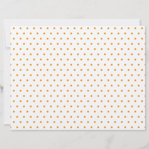 Lámina Naranja Polka Dots Preppy Reclutas multiusos