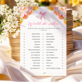 Lámina Naranja Preferiría Un Juego De Ducha De Novias