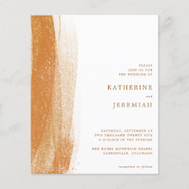 Lámina NARANJA Quemado de Terracota Boho Boda