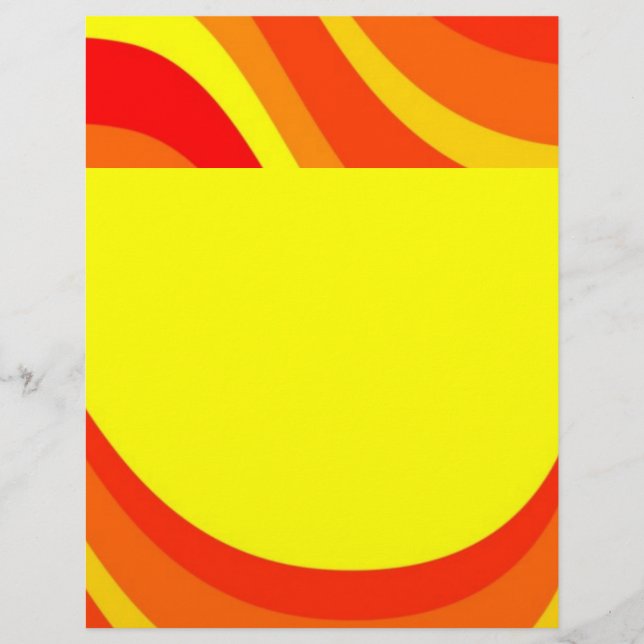 Lámina Naranja rojo y amarillo (Anverso)