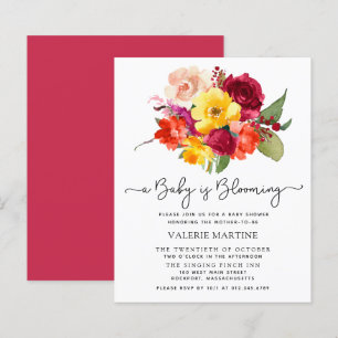 Lámina Naranja rosado rojo presupuestado bebé amarillo en