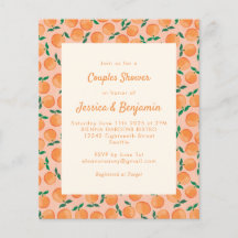 Naranjas de presupuesto Ducha de Parejas de Acuare