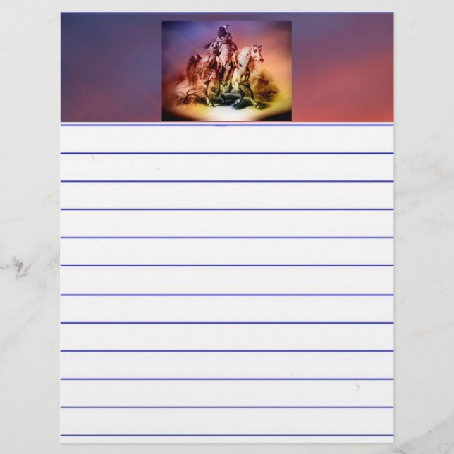 Lámina Nativo Americano (Anverso)