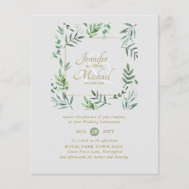Lámina Naturas Aman a la vegetación Boda Wreath