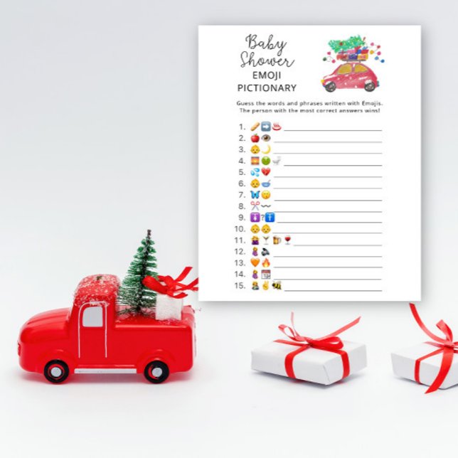 Lámina Navidad coche \ juego de imágenes de Emoji bebé du (Subido por el creador)