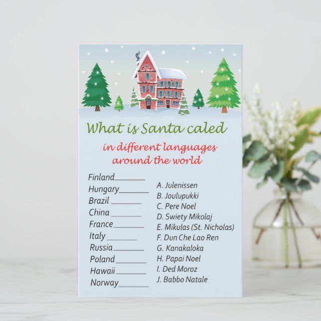 Lámina Navidades albergan navidades en todo el mundo (Anverso de pie)