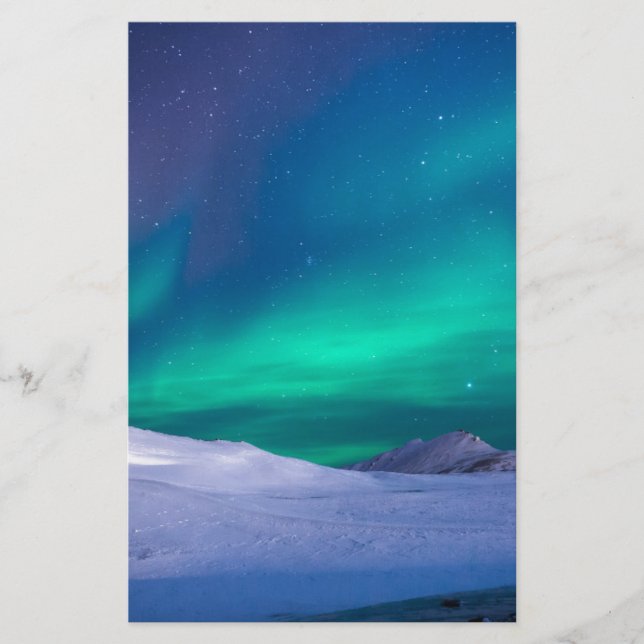 Lámina Navidades aurora sky (Anverso)
