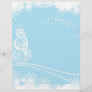 Lámina Navidades azules