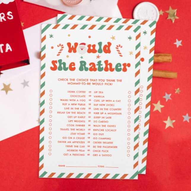 Lámina Navidades Baby Shower Prefiere Jugar (Subido por el creador)