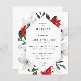 Lámina Navidades blancos y rojos presupuesto Fiesta Flora