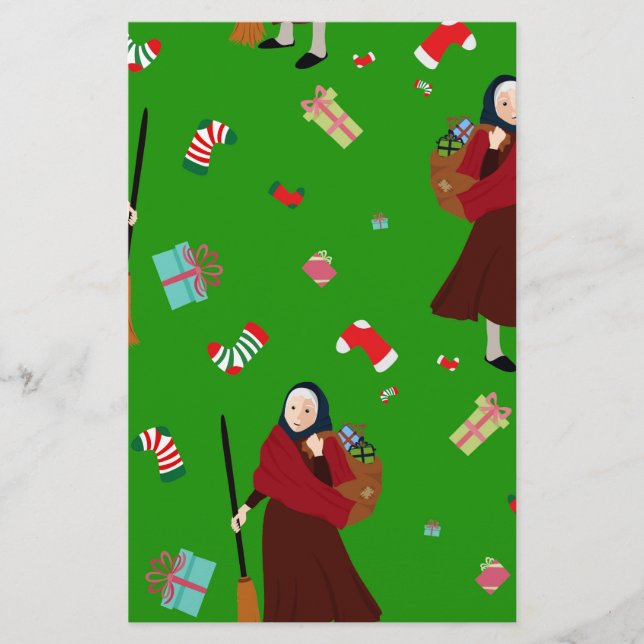 Lámina navidades bruja Befana (Anverso)