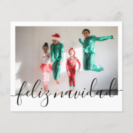 Lámina NAVIDADES BUDGET Feliz Navidad Typografía Foto