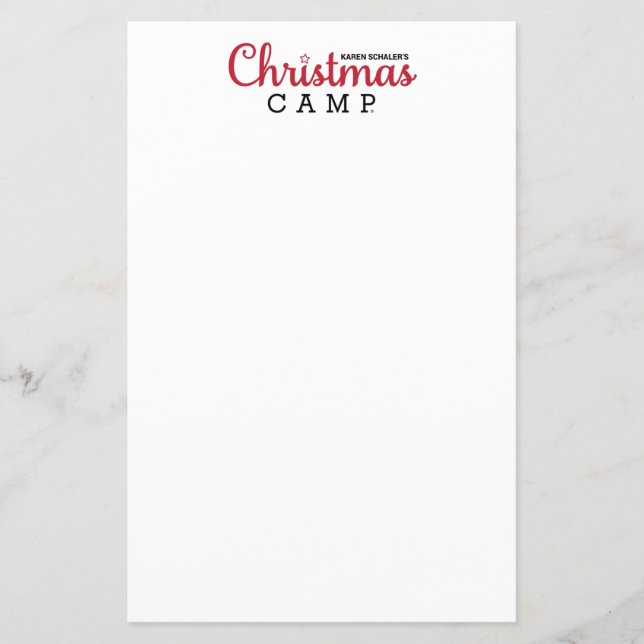 Lámina Navidades Camp Stationery | ESTACIÓN DE NAVIDADES (Anverso)