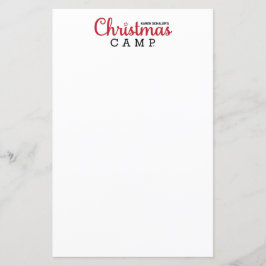 Lámina Navidades Camp Stationery | ESTACIÓN DE NAVIDADES