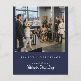 Lámina Navidades con logotipo comercial de presupuesto Fo