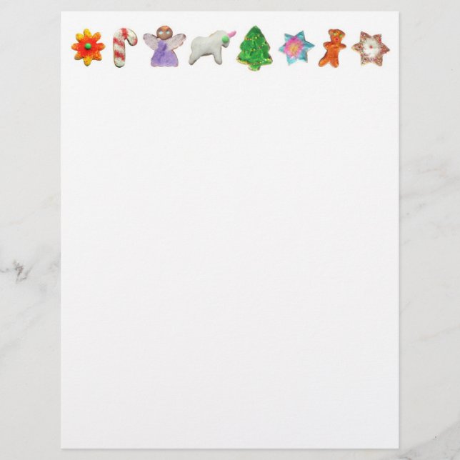Lámina Navidades Cookie Letterhead (Anverso)