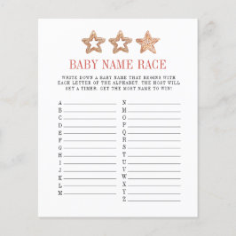 Lámina Navidades Cookie Winter Baby Name Race Game