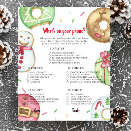 Lámina Navidades cookies Lo que hay en tu juego de teléfo