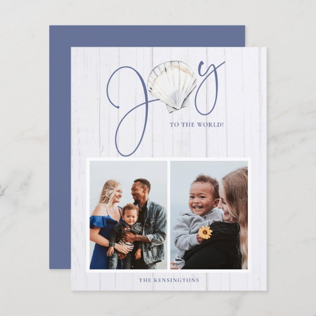 Lámina Navidades costeros de presupuesto vacaciones de jo (Anverso / Reverso)