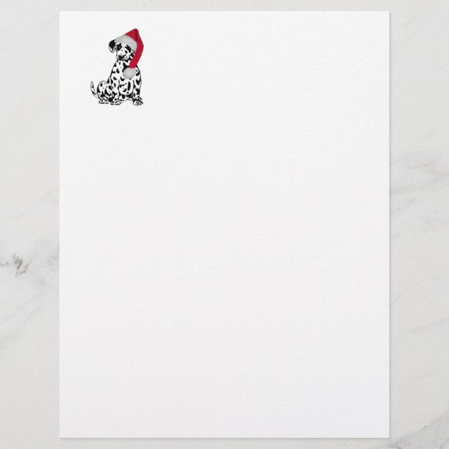 Lámina Navidades Dalmatian (Anverso)