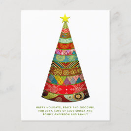 Lámina Navidades de arte popular de presupuesto decorativ