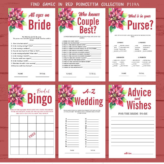 Lámina Navidades de Bingo de Novias Juego de ducha de nov (Subido por el creador)