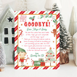 Lámina Navidades de cartas personalizadas de adiós Elf