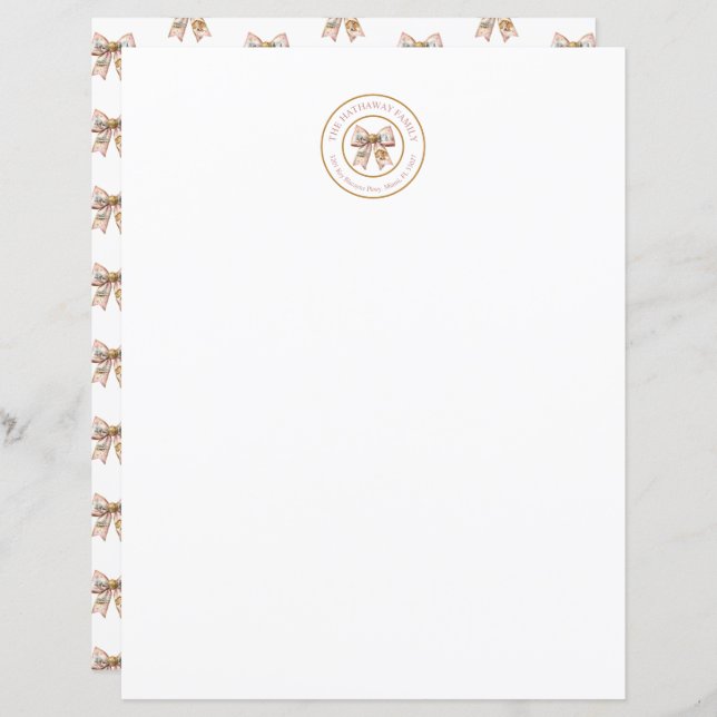 Lámina Navidades de Coquette Natividad Jesus Stationery (Anverso / Reverso)