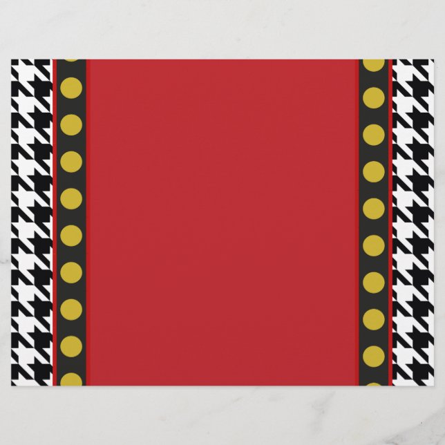 Lámina Navidades de Dogtooth, Houndstoth (Anverso)