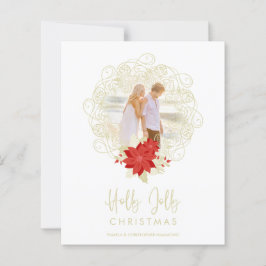 Lámina Navidades de fotografía baratos con ornamentos dor