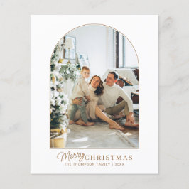 Lámina NAVIDADES de fotografía del Arco Rústico Minimalis