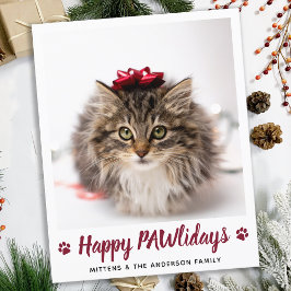 Lámina Navidades de fotos del Mascota de gatos de Budget