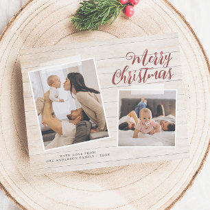 Lámina Navidades de instantáneas de presupuesto Dos tarje
