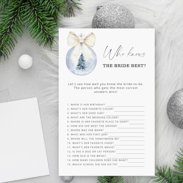 Lámina Navidades de invierno Quién conoce el mejor juego  (Subido por el creador)