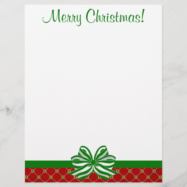 Lámina Navidades de Jolly Diamonds Letterhead (Anverso)