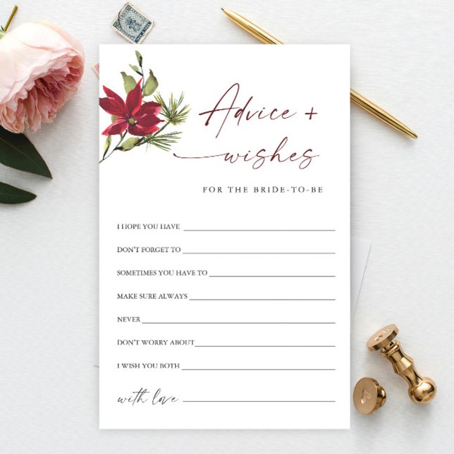 Lámina Navidades de la Poinsettia Roja Consejo de novias  (Subido por el creador)