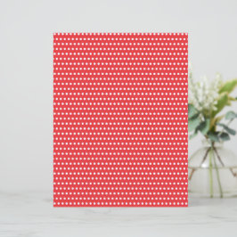 Lámina Navidades de los Polkadots rojos y blancos
