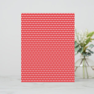 Lámina Navidades de los Polkadots rojos y blancos