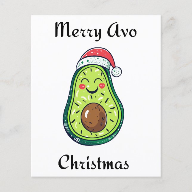 Lámina Navidades de Merry Avo (Anverso)