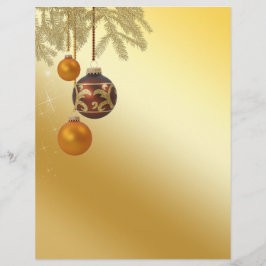 Lámina Navidades de oro elegantes